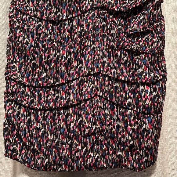 Ba&sh Silk Blend Ruched Tie Waist Dina Skirt Medium - Picture 9 of 14